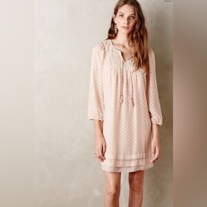 ONE SEPTEMBER by ANTHROPOLOGIE Anwen Peasant Dress
